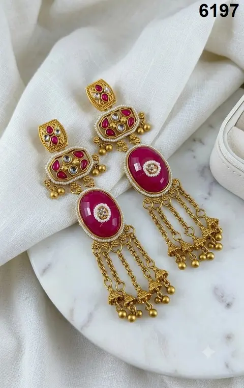 Heritage earrings imitation jewellery — design 1