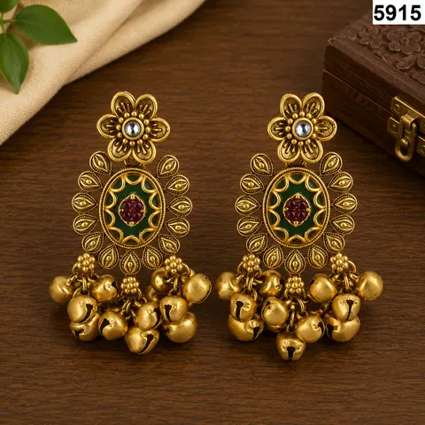 Heritage earrings imitation jewellery — design 4