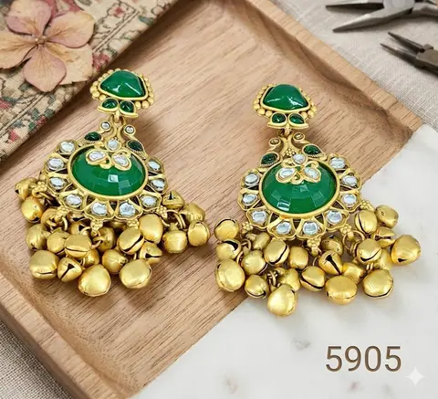 Heritage earrings imitation jewellery — design 7