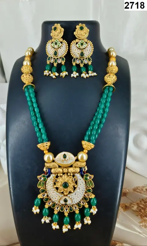Kalamkari imitation jewellery — design 4