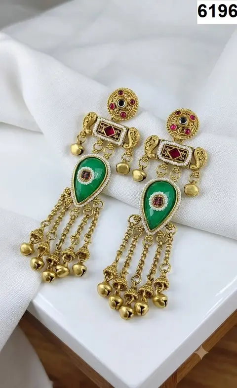 Heritage earrings imitation jewellery — design 6