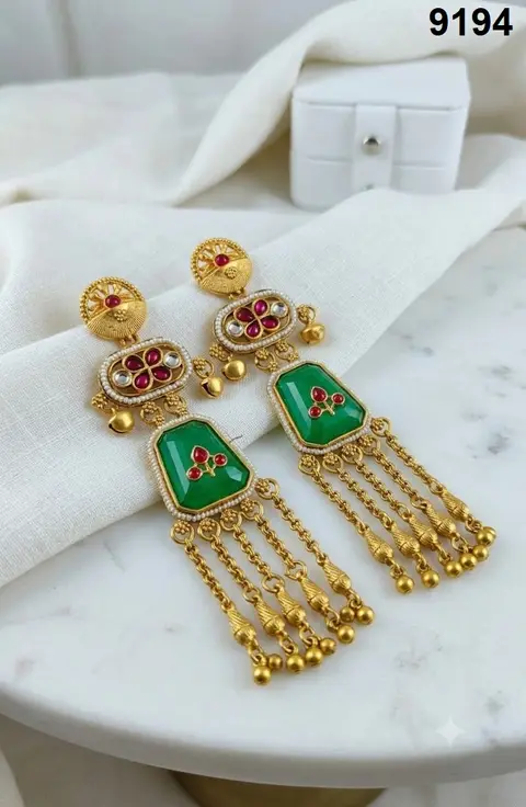 Heritage earrings imitation jewellery — design 10