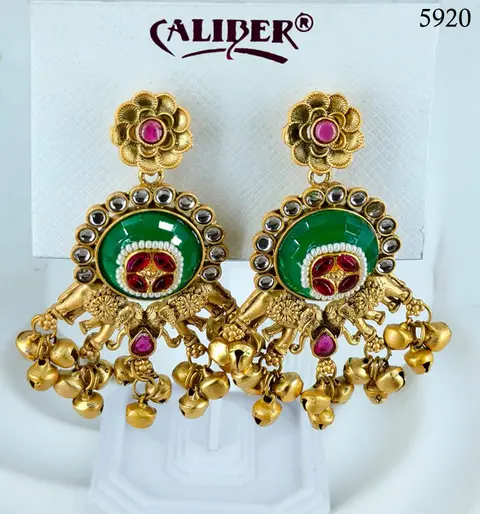 Heritage earrings imitation jewellery — design 8