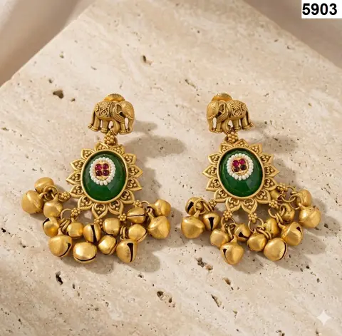 Heritage earrings imitation jewellery — design 9